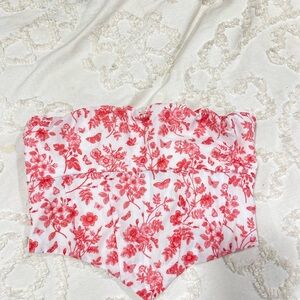 Floral princess Polly corset top